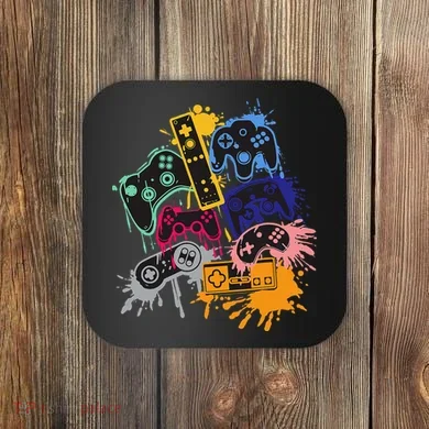 Control All The Things Video Game Controller Coaster