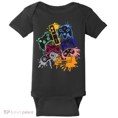 Control All The Things Video Game Controller Baby Bodysuit