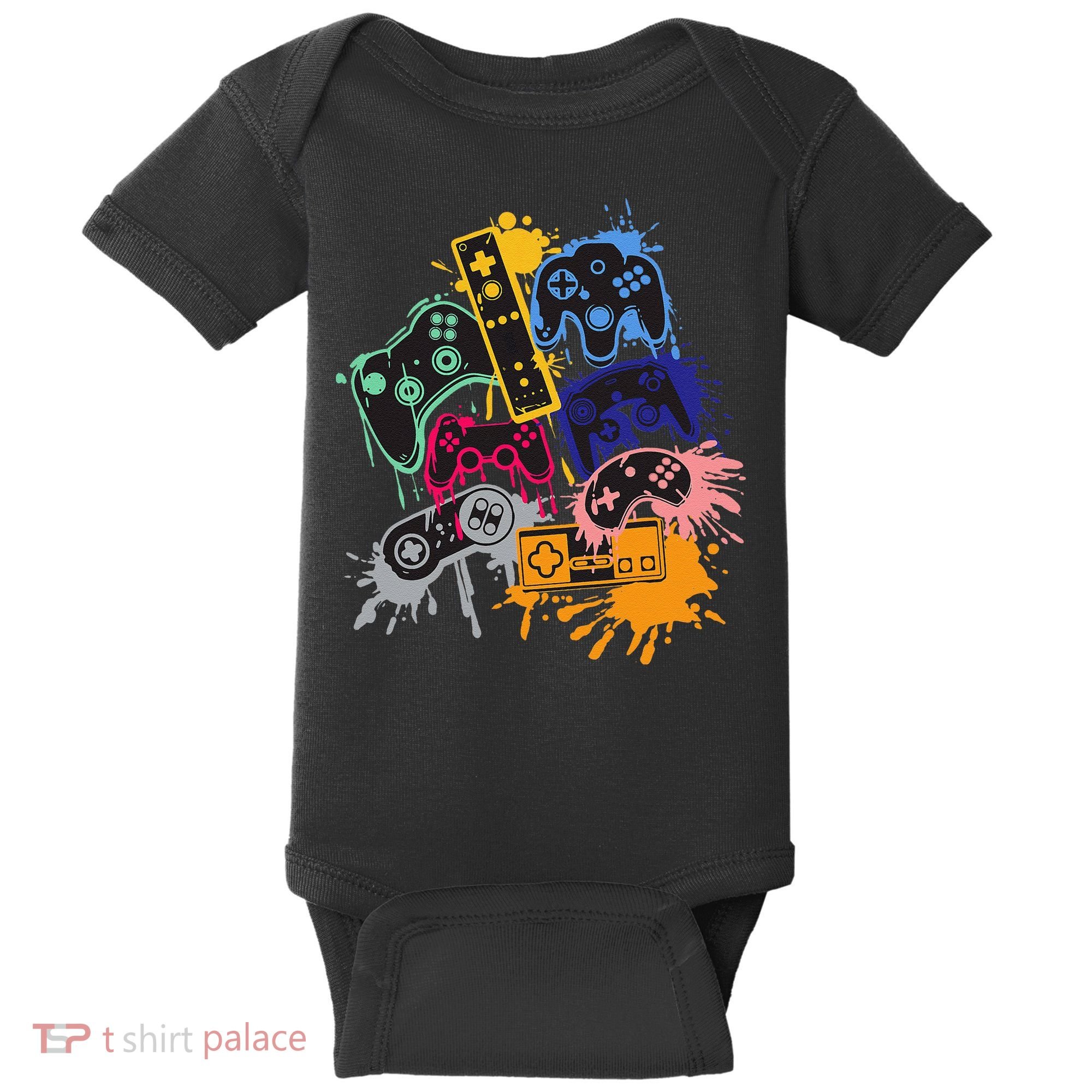 Control All The Things Video Game Controller Baby Bodysuit