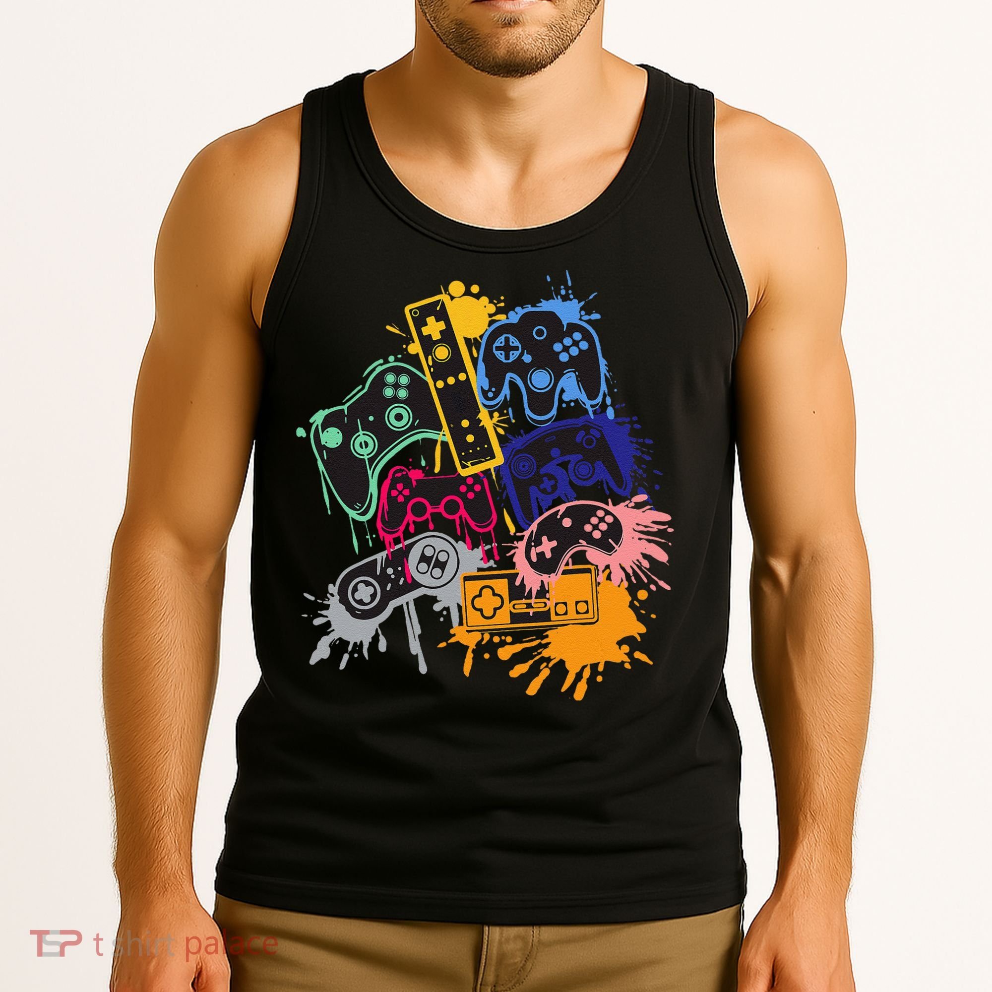 Control All The Things Video Game Controller Tank Top