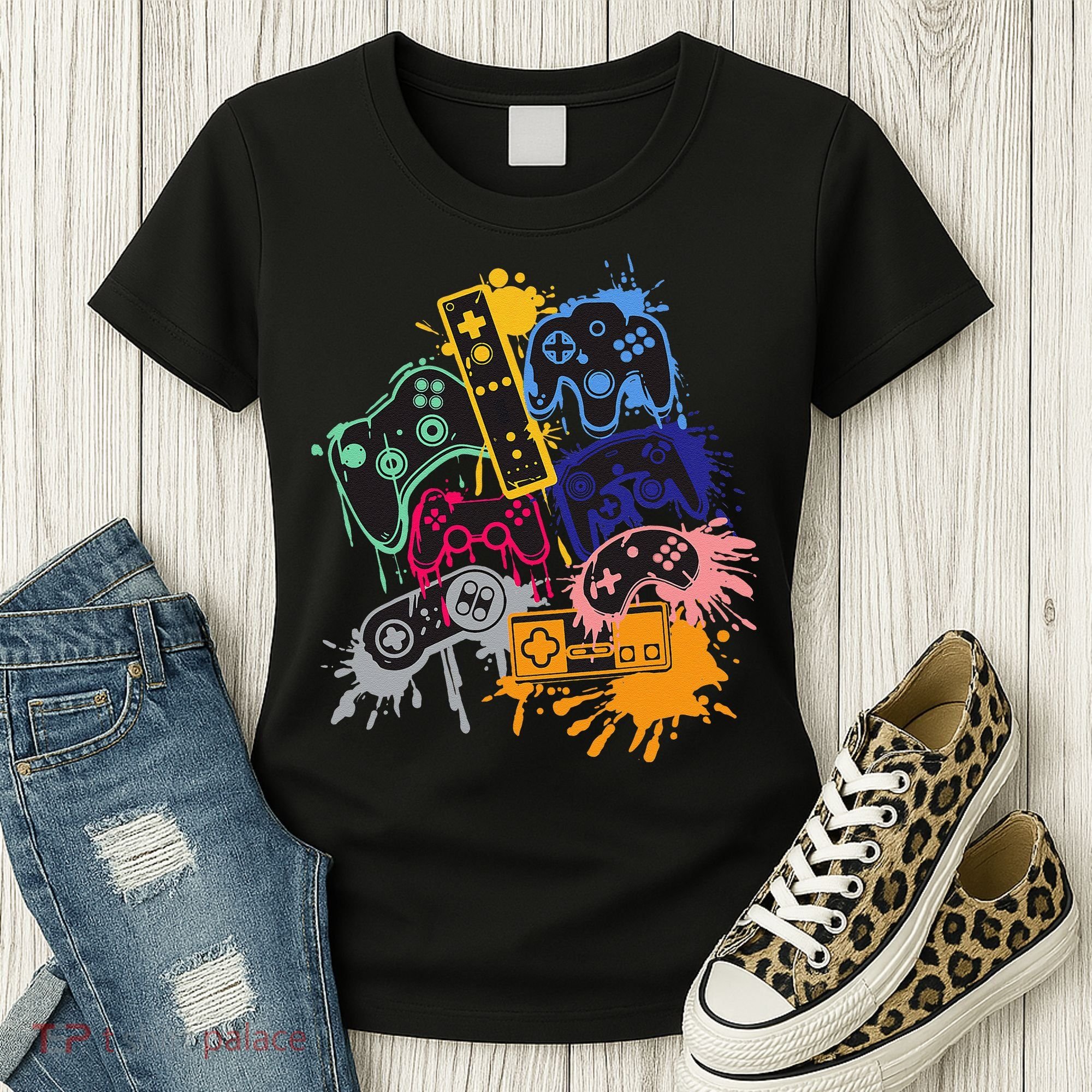 Control All The Things Video Game Controller Women's T-Shirt