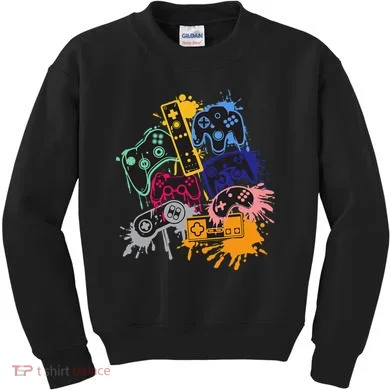 Control All The Things Video Game Controller Kids Sweatshirt