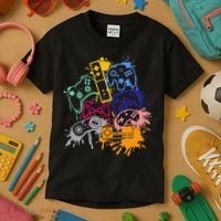 Control All The Things Video Game Controller Kids T-Shirt thumb 3
