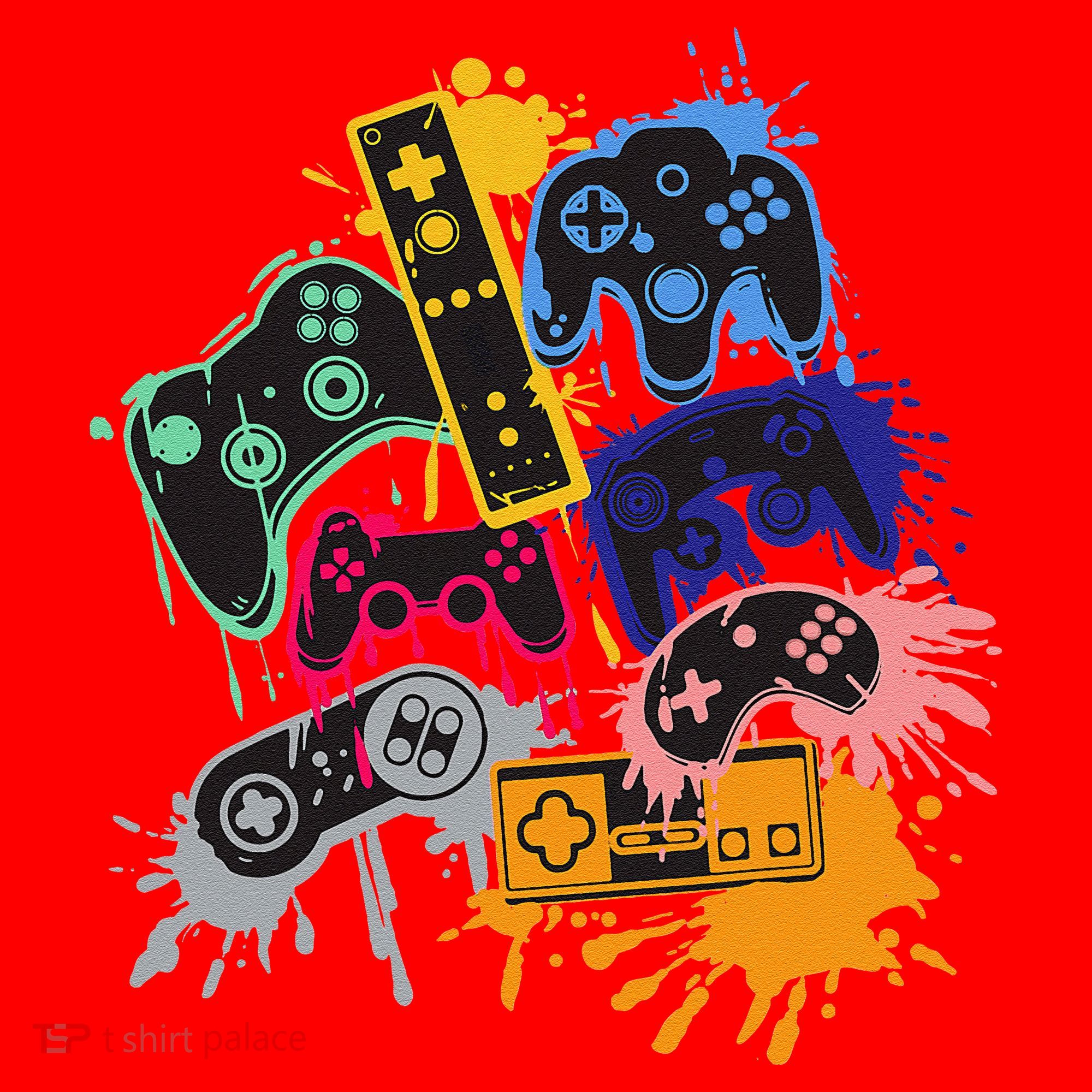 Control All The Things Video Game Controller Santa Hat
