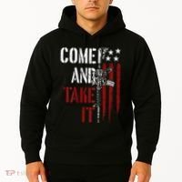 Come And Take It Gun Rights Ar 15 American Flag Hoodie thumb 2