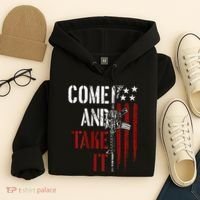Come And Take It Gun Rights Ar 15 American Flag Hoodie thumb 4