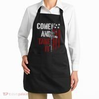 Come And Take It Gun Rights Ar 15 American Flag Apron thumb 2