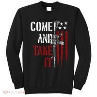 Come And Take It Gun Rights Ar 15 American Flag Sweatshirt thumb 0