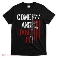 Come And Take It Gun Rights Ar 15 American Flag T-Shirt thumb 0