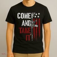 Come And Take It Gun Rights Ar 15 American Flag T-Shirt thumb 3