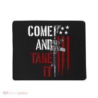 Come And Take It Gun Rights Ar 15 American Flag Mousepad thumb 0