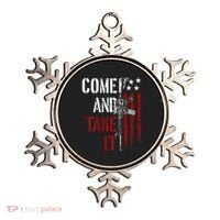Come And Take It Gun Rights Ar 15 American Flag Ornament thumb 0