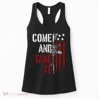 Come And Take It Gun Rights Ar 15 American Flag Women's Tank Top thumb 0