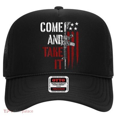 Come And Take It Gun Rights Ar 15 American Flag Hat