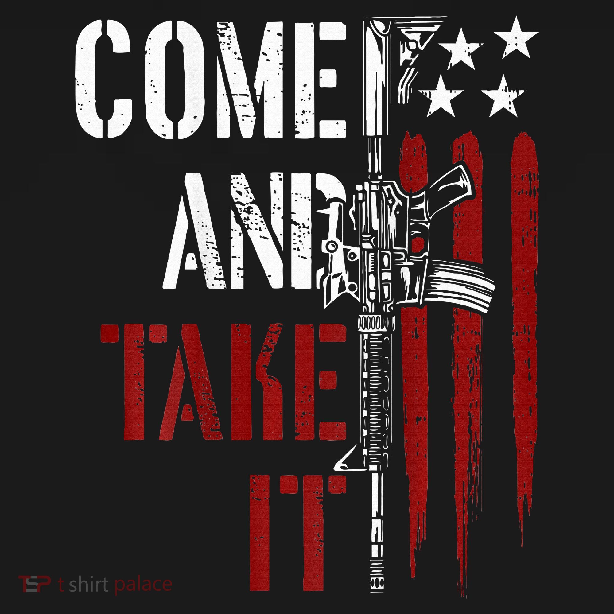 Come And Take It Gun Rights Ar 15 American Flag Toddler Hoodie