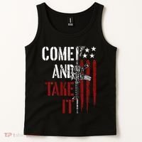 Come And Take It Gun Rights Ar 15 American Flag Tank Top thumb 2