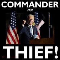 Commander and Thief Joe Biden Backpack thumb 2