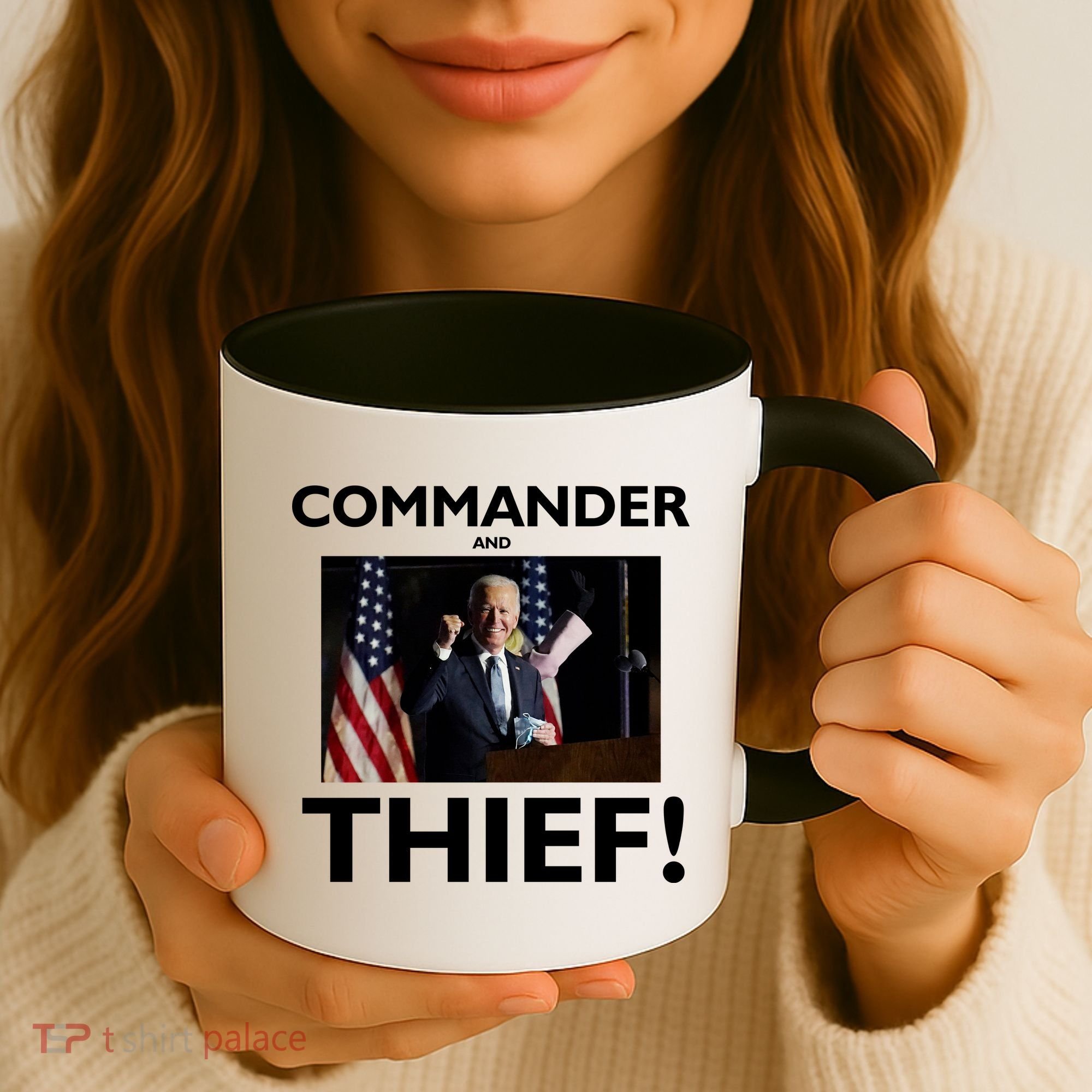 Commander and Thief Joe Biden Coffee Mug