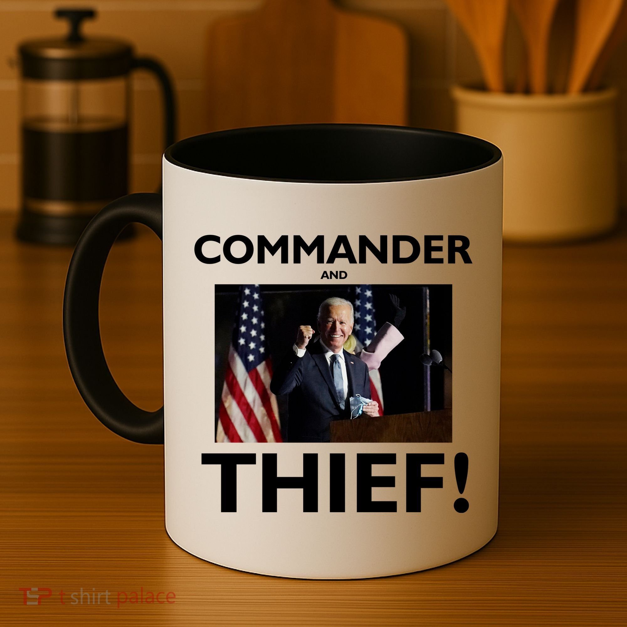 Commander and Thief Joe Biden Coffee Mug