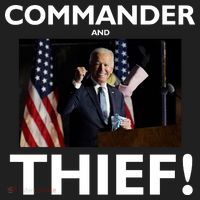 Commander and Thief Joe Biden Tumbler thumb 3