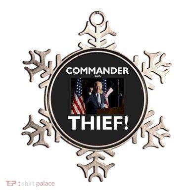 Commander and Thief Joe Biden Ornament