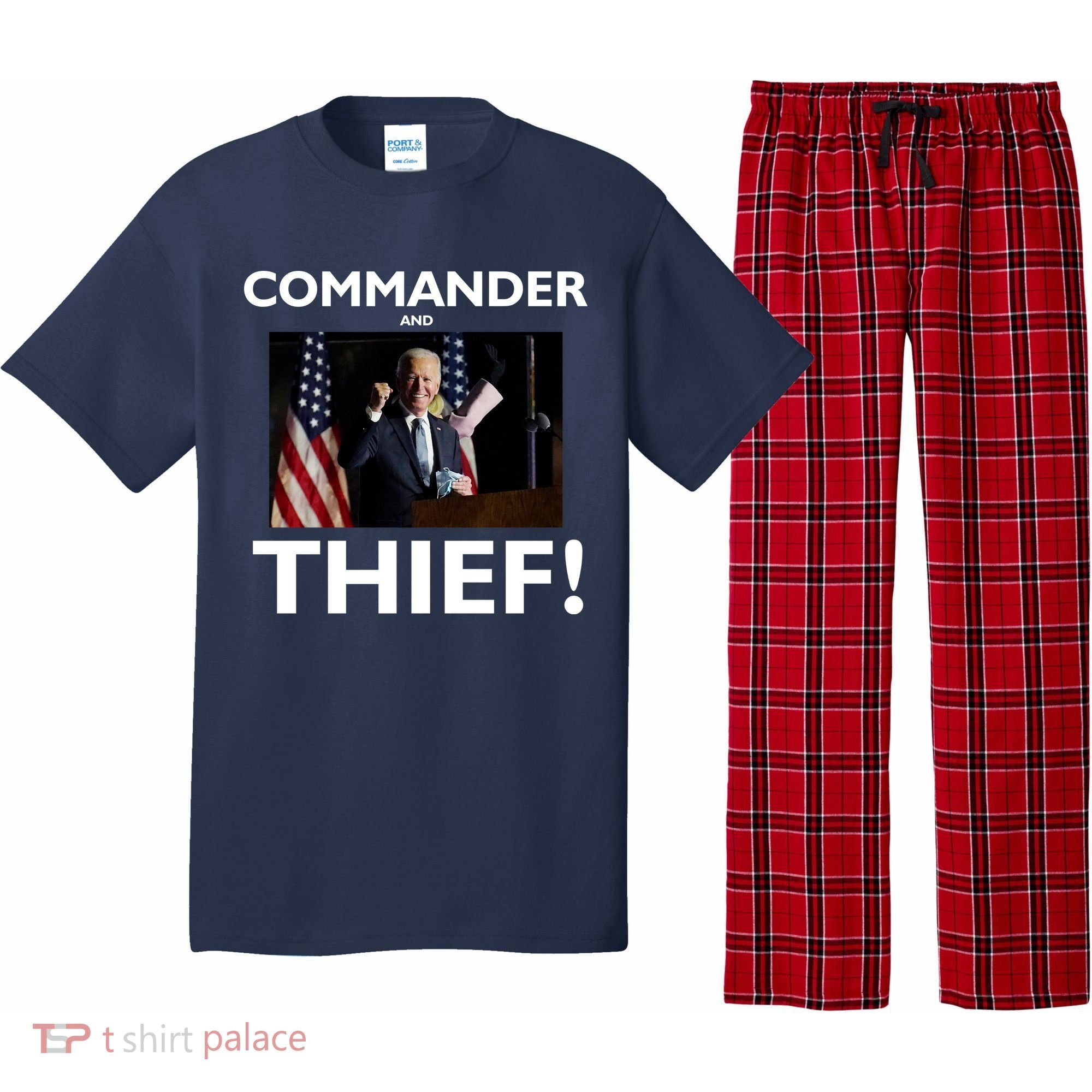Commander and Thief Joe Biden Pajama Set