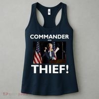 Commander and Thief Joe Biden Women's Tank Top thumb 3