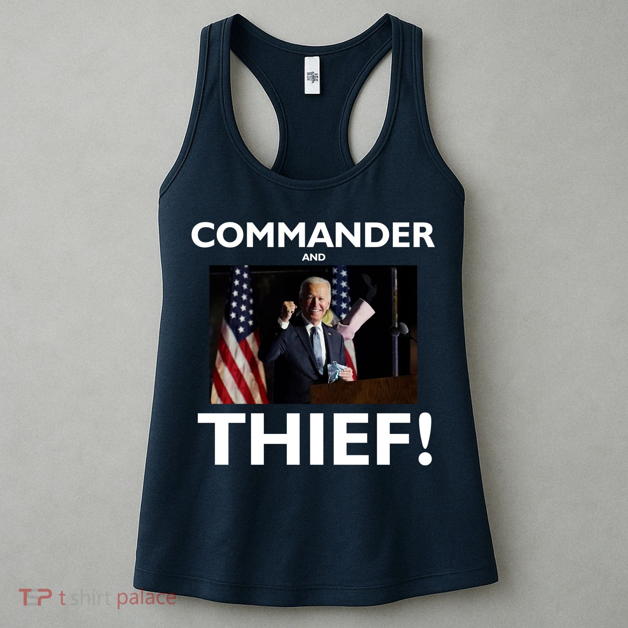 Commander and Thief Joe Biden Women's Tank Top