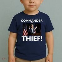 Commander and Thief Joe Biden Toddler T-Shirt thumb 2