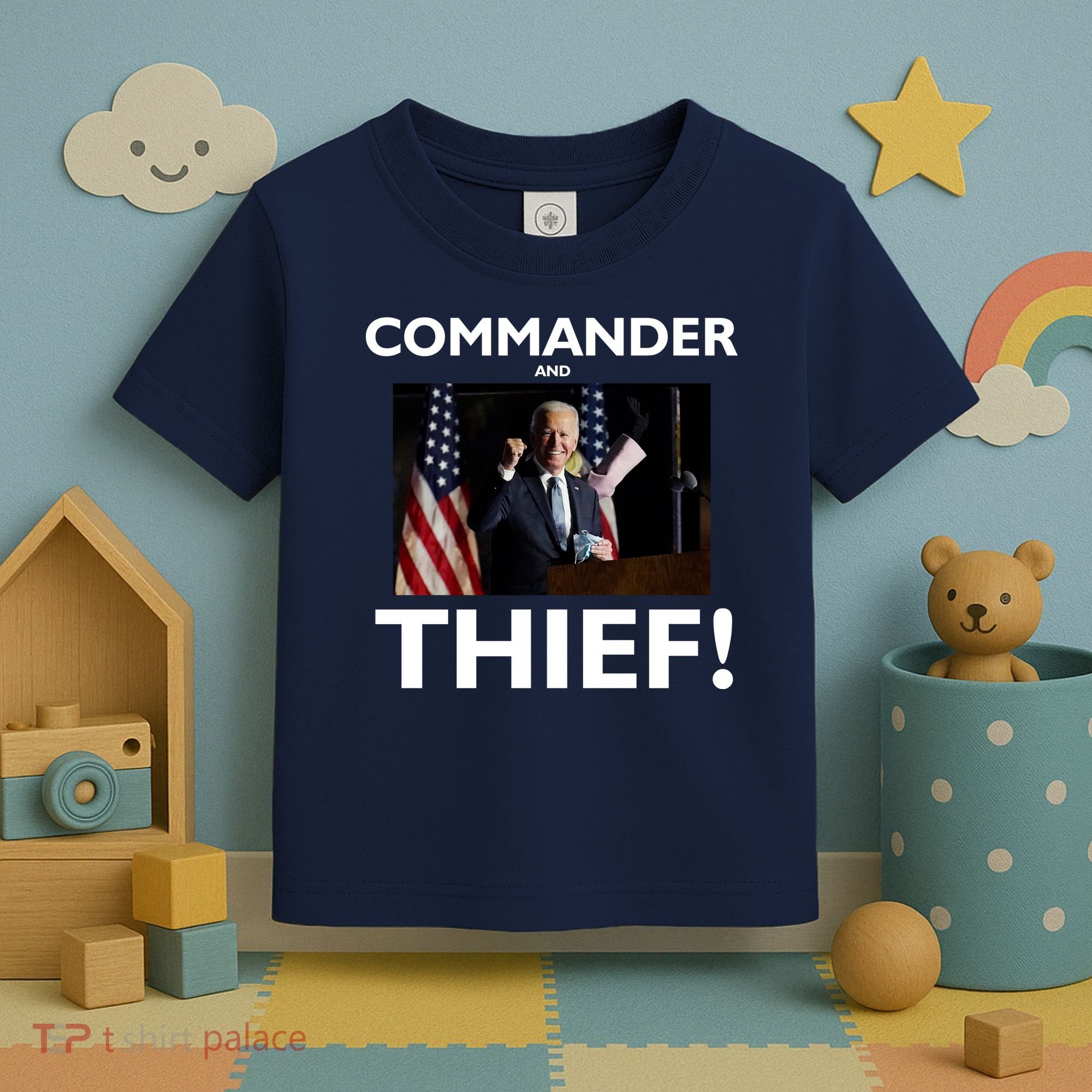 Commander and Thief Joe Biden Toddler T-Shirt