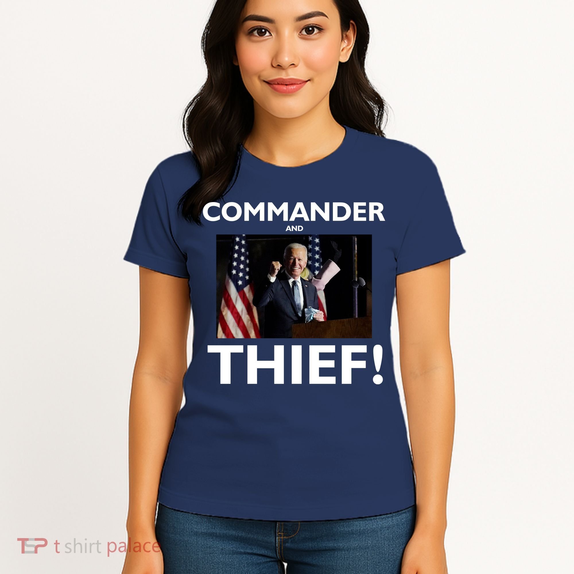 Commander and Thief Joe Biden Women's T-Shirt
