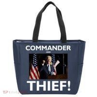Commander and Thief Joe Biden Tote Bag thumb 0