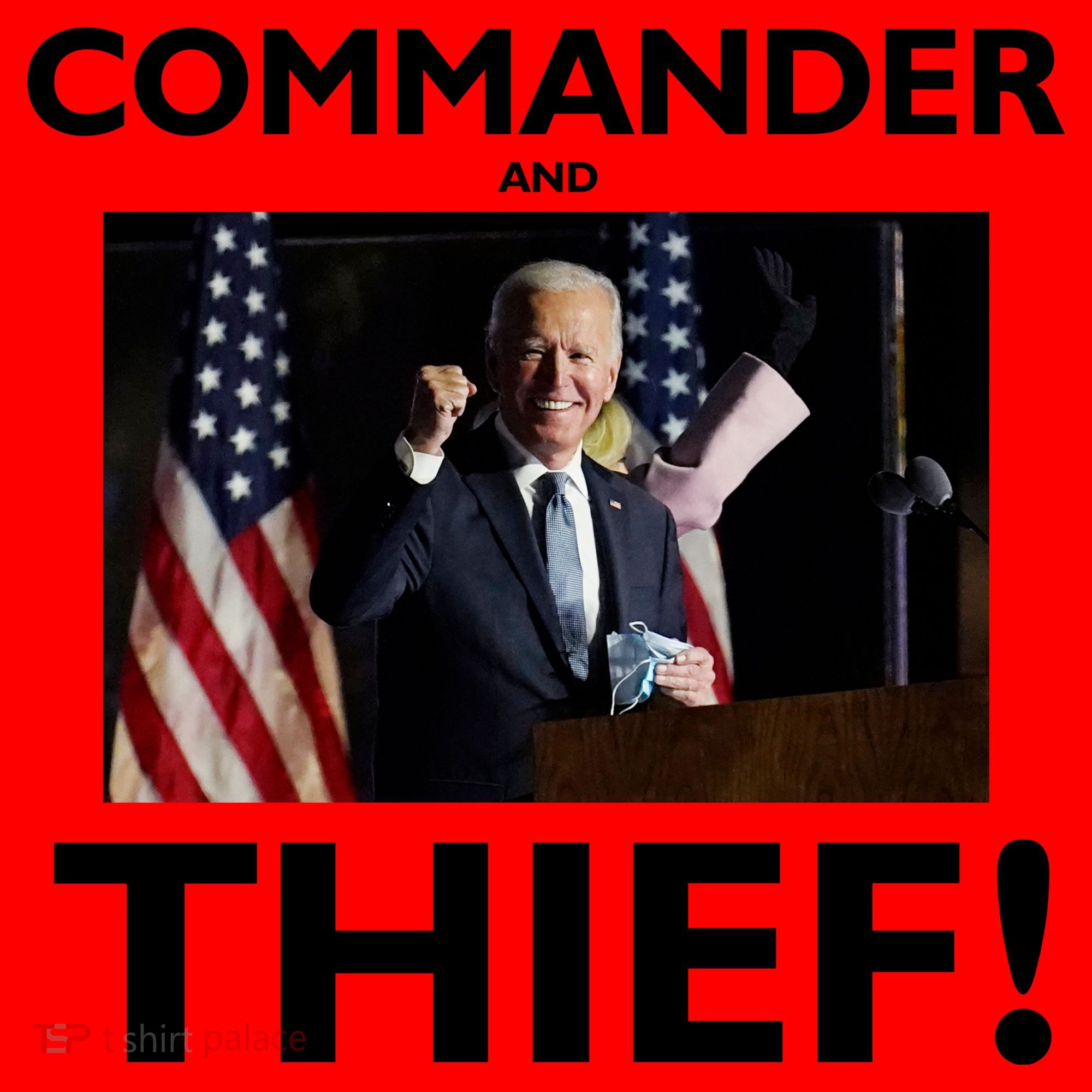 Commander and Thief Joe Biden Santa Hat