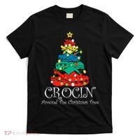 Crocin Around The Christmas Tree Funny Xmas Christmas Pajama T-Shirt thumb 0