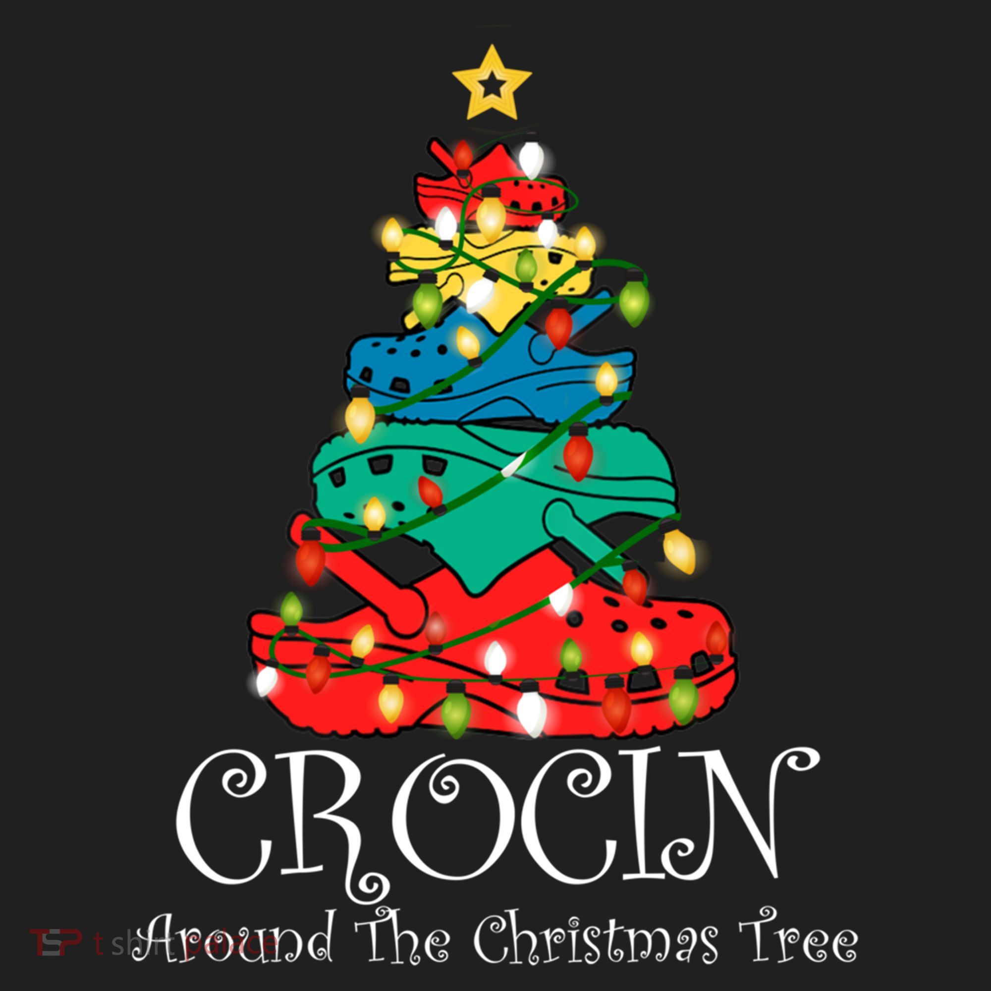 Crocin Around The Christmas Tree Funny Xmas Christmas Pajama Beanie
