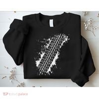 Car Automobile Tire Track Funny Halloween Costume Outfit Sweatshirt thumb 2