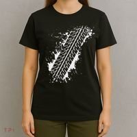 Car Automobile Tire Track Funny Halloween Costume Outfit T-Shirt thumb 4