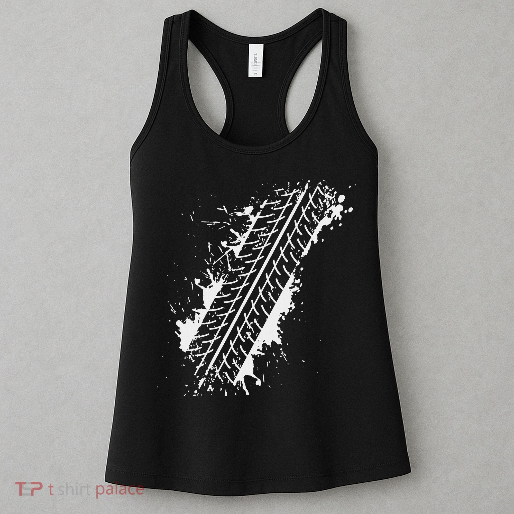 Car Automobile Tire Track Funny Halloween Costume Outfit Women's Tank Top