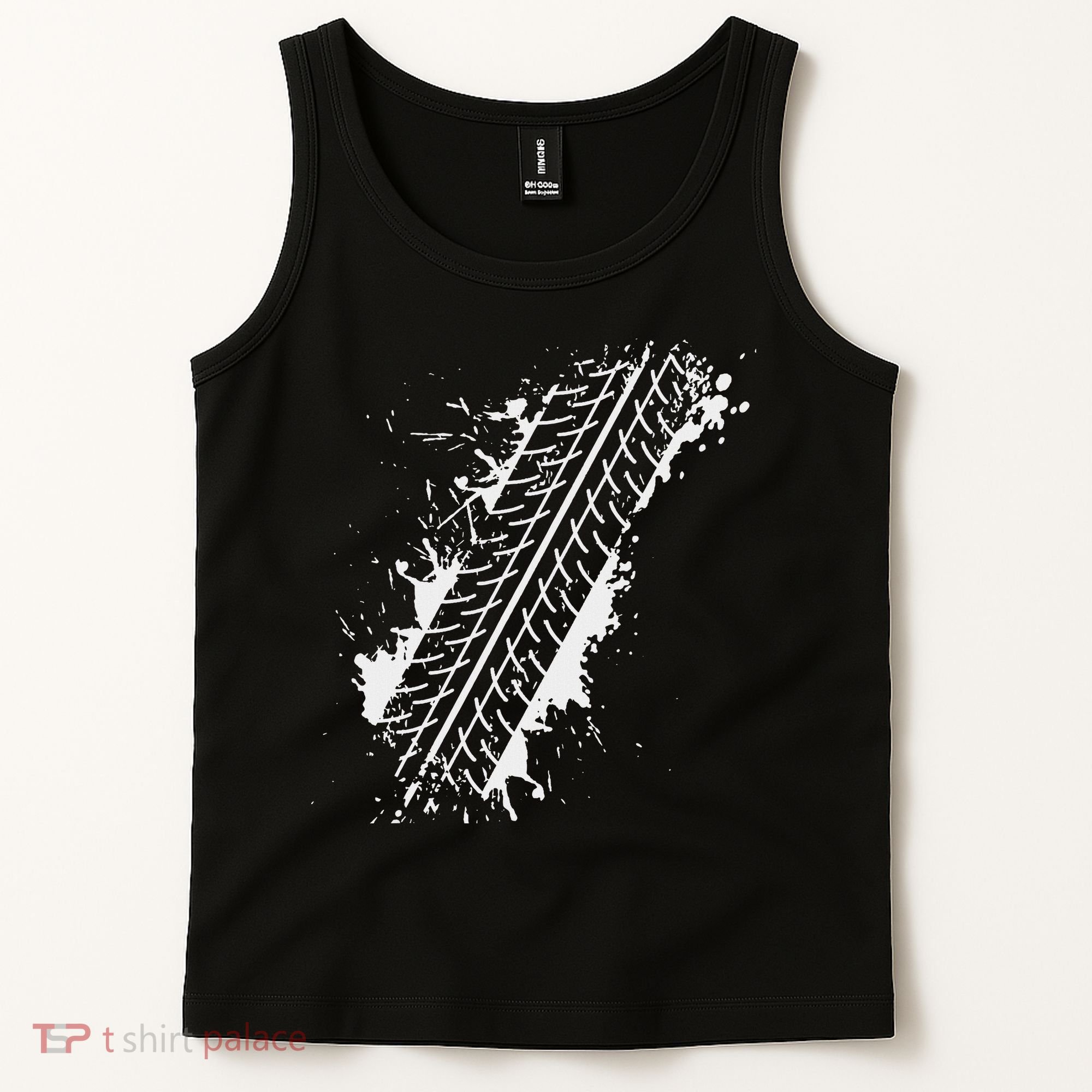 Car Automobile Tire Track Funny Halloween Costume Outfit Tank Top