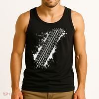 Car Automobile Tire Track Funny Halloween Costume Outfit Tank Top thumb 3