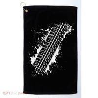 Car Automobile Tire Track Funny Halloween Costume Outfit Golf Towel thumb 0