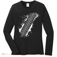 Car Automobile Tire Track Funny Halloween Costume Outfit Women's Long Sleeve Shirt thumb 0