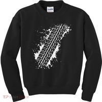 Car Automobile Tire Track Funny Halloween Costume Outfit Kids Sweatshirt thumb 0