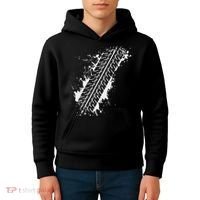 Car Automobile Tire Track Funny Halloween Costume Outfit Kids Hoodie thumb 4