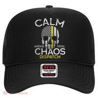 Calm Among Total Chaos 911 Dispatcher Us Flag Hat thumb 0
