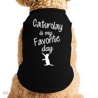 Caturday Is My Favorite Day Doggie Tank thumb 0