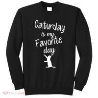 Caturday Is My Favorite Day Sweatshirt thumb 0