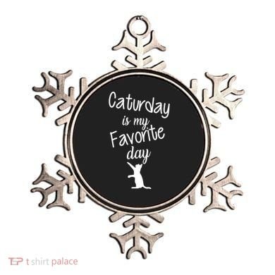 Caturday Is My Favorite Day Ornament