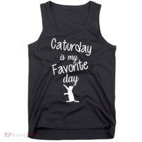 Caturday Is My Favorite Day Tank Top thumb 0