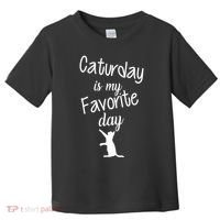 Caturday Is My Favorite Day Toddler T-Shirt thumb 0